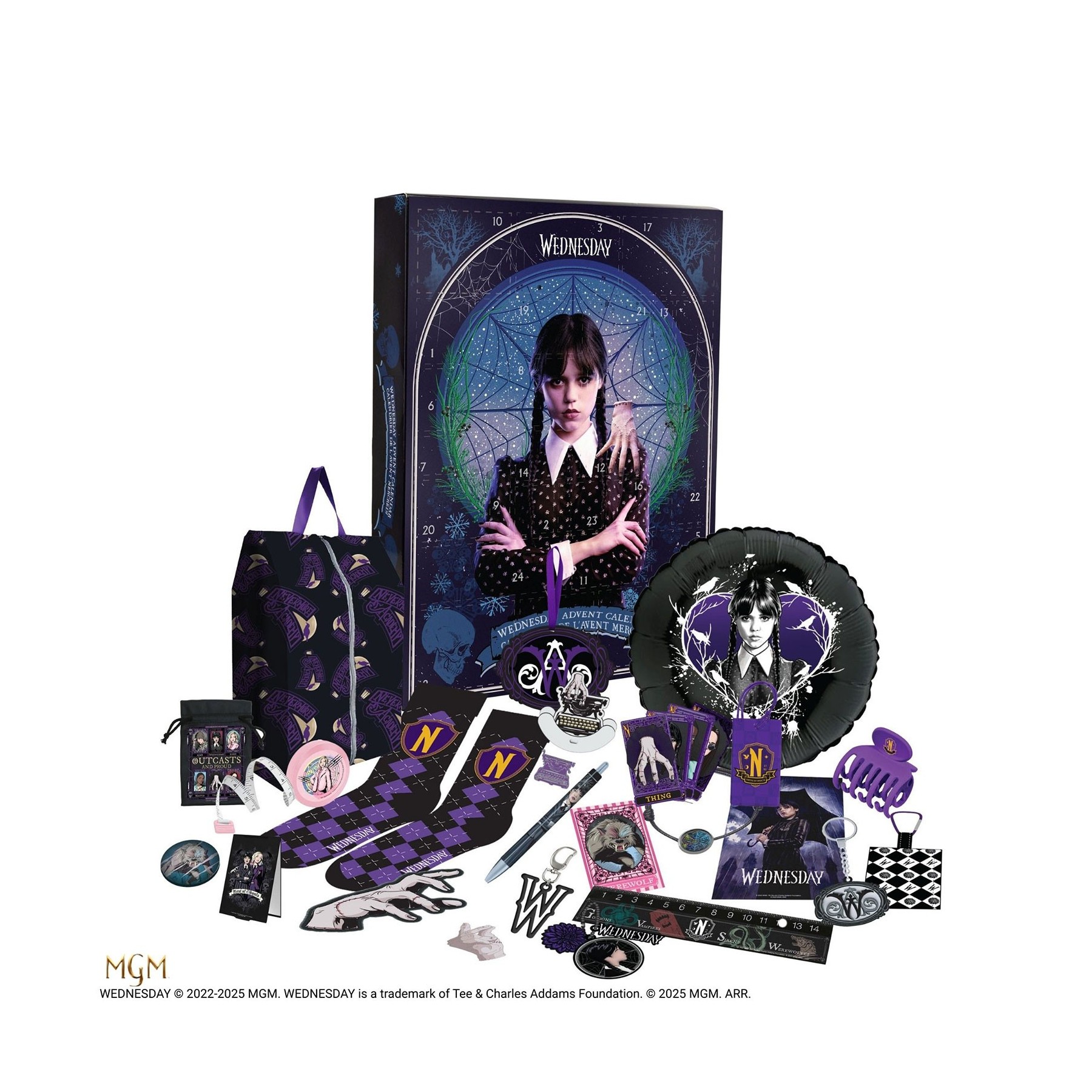 Calendario Adviento Wednesday Varios