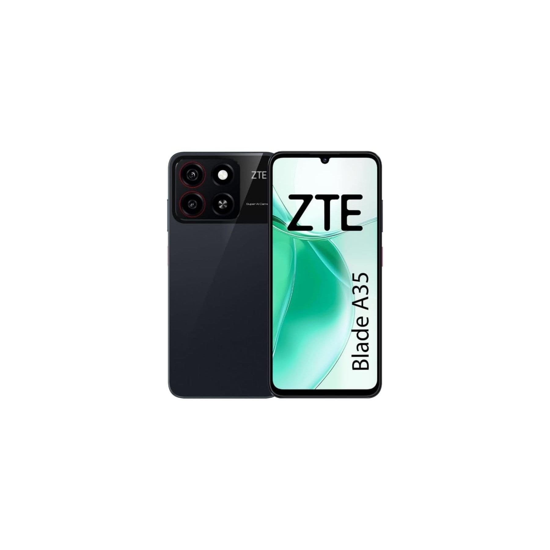 Smartphone Zte A35 2+64Gb 4G 6,75 Negro Varios