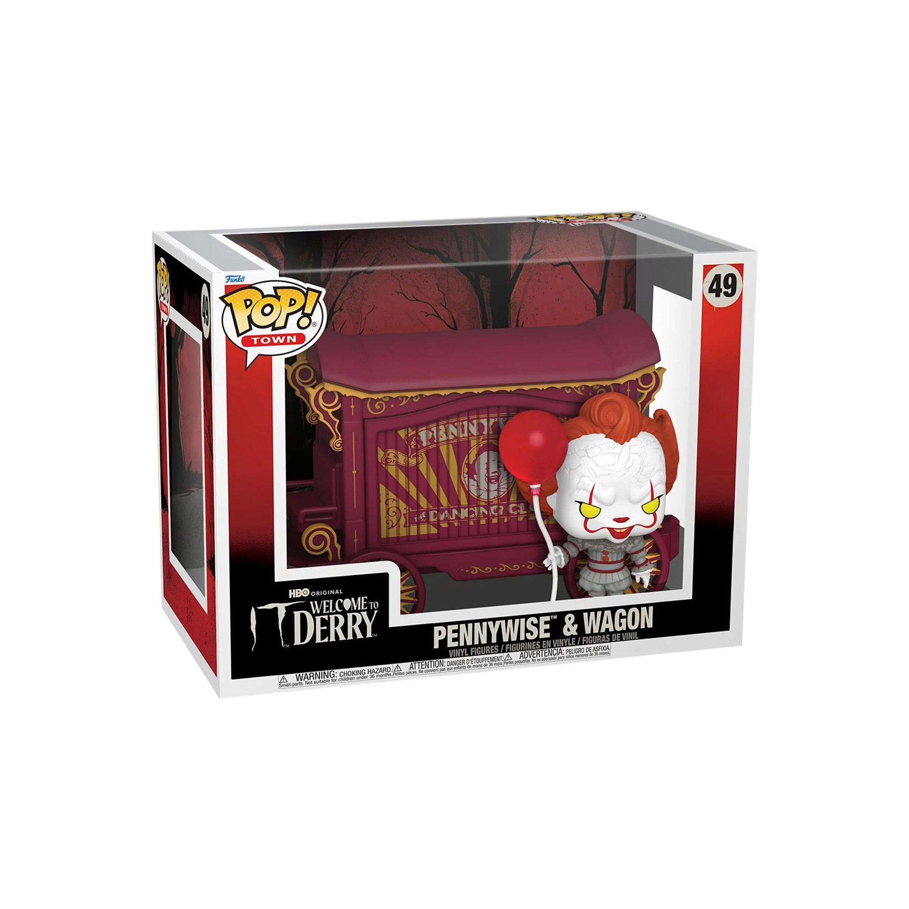 Funko POP! IT Welcome to Derry: Pennywise w/Wagon (49) DLX