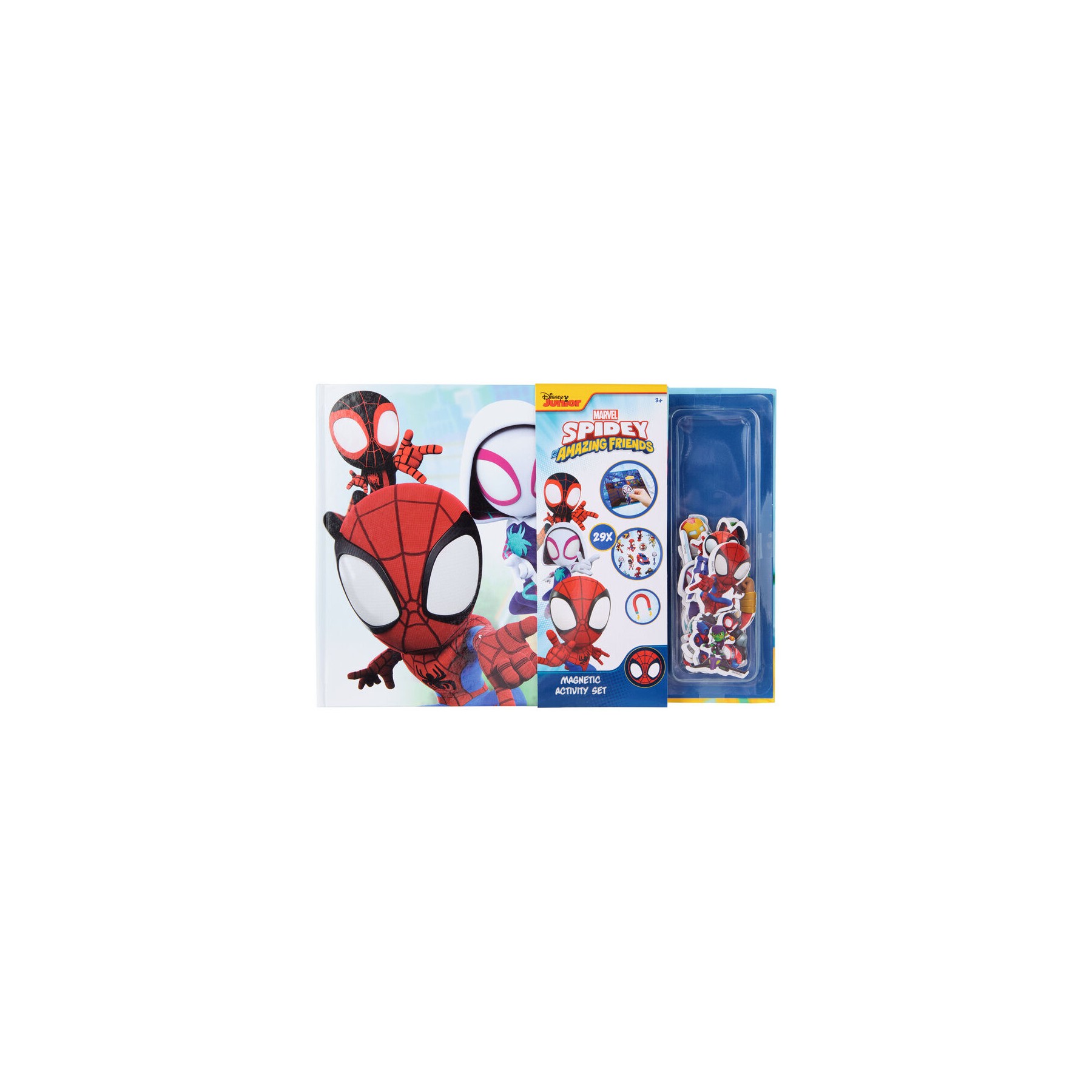 Libro magnetico + sticker Spiderman Marvel