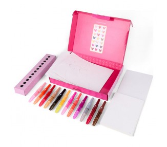 Set aerografo y plantillas Minnie Disney