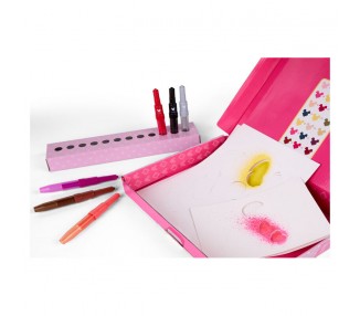 Set aerografo y plantillas Minnie Disney