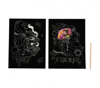 Set papeleria Scratch Art Princesas Disney