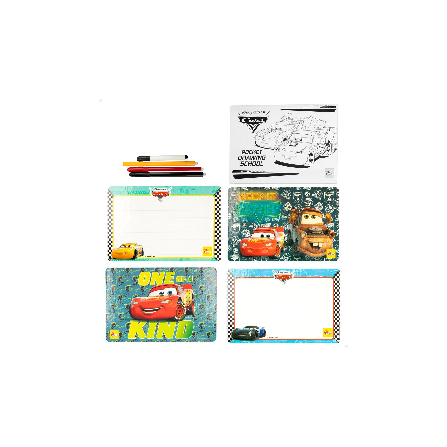 Mini escuela de dibujo Cars Disney Pixar