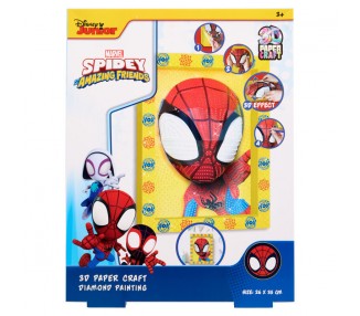 Mosaico diamante Craft 3D Spiderman Marvel