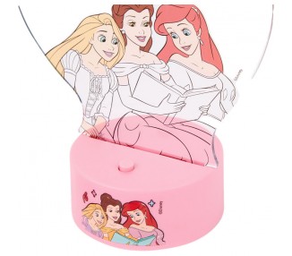 Figura para pintar luz LED Princesas Disney