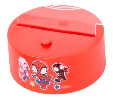 Figura para pintar luz LED Spiderman Marvel