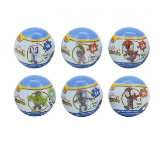 Bola sorpresa puzzle Spiderman Marvel surtido