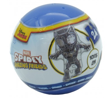 Bola sorpresa puzzle Spiderman Marvel surtido