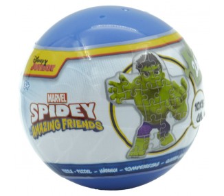 Bola sorpresa puzzle Spiderman Marvel surtido