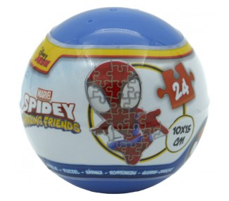 Bola sorpresa puzzle Spiderman Marvel surtido