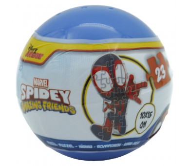 Bola sorpresa puzzle Spiderman Marvel surtido