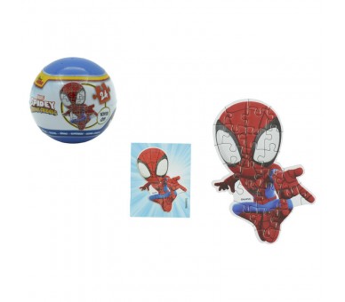 Bola sorpresa puzzle Spiderman Marvel surtido