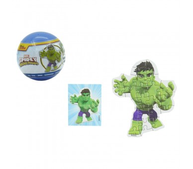 Bola sorpresa puzzle Spiderman Marvel surtido