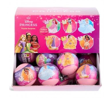 Bola sorpresa puzzle Princesas Disney surtido