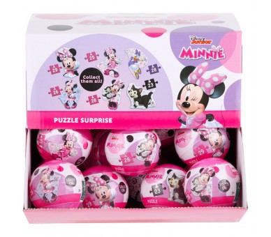 Bola sorpresa puzzle Minnie Disney surtido