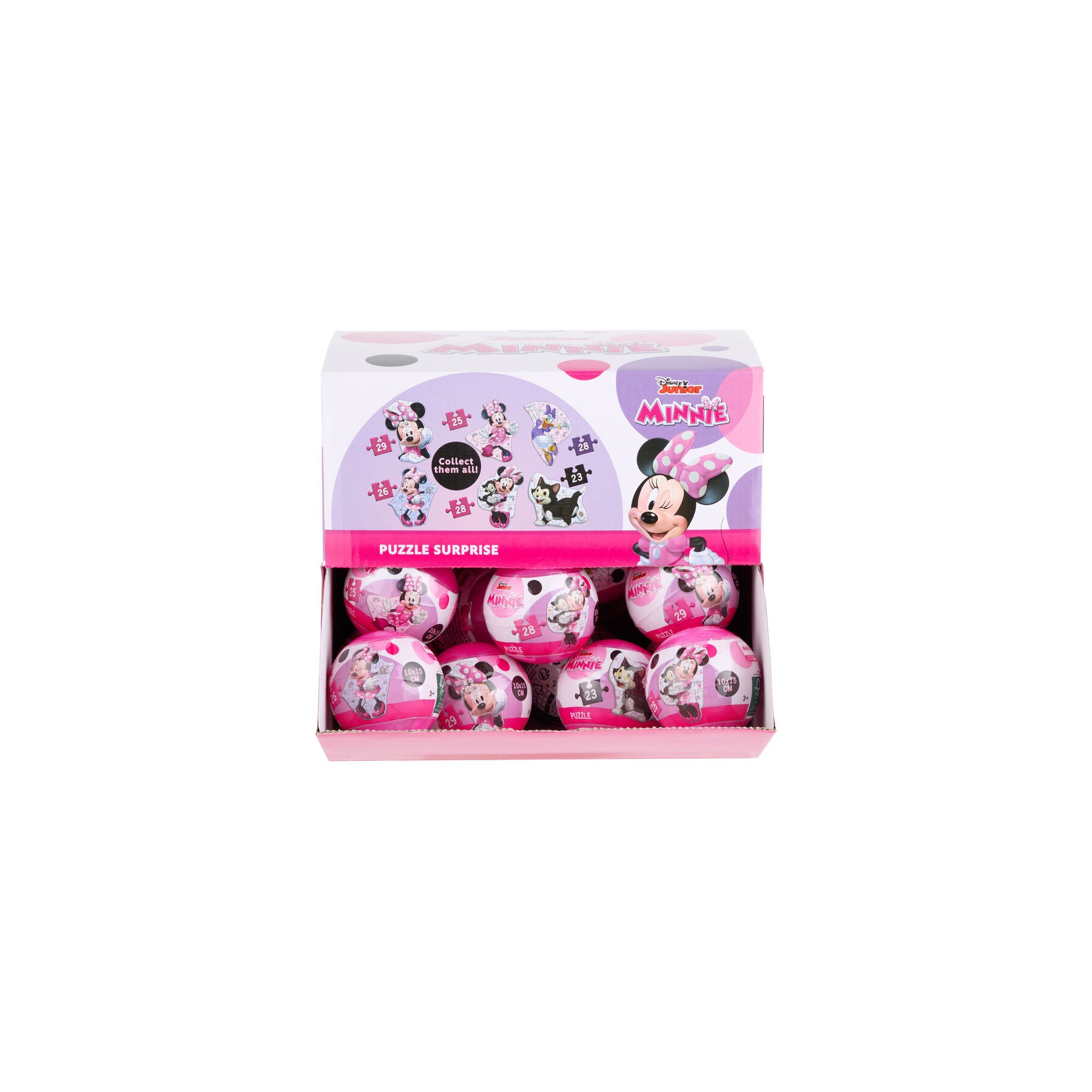 Bola sorpresa puzzle Minnie Disney surtido