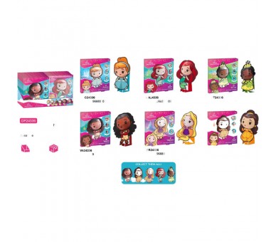 Figura 3D Princesas Disney 30cm surtido