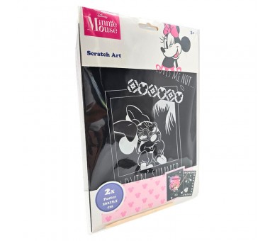 Set papeleria Scratch Art Minnie Disney