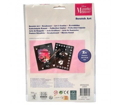 Set papeleria Scratch Art Minnie Disney
