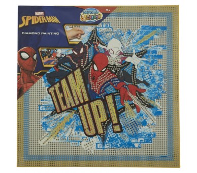 Pinta con diamantes Spiderman Marvel