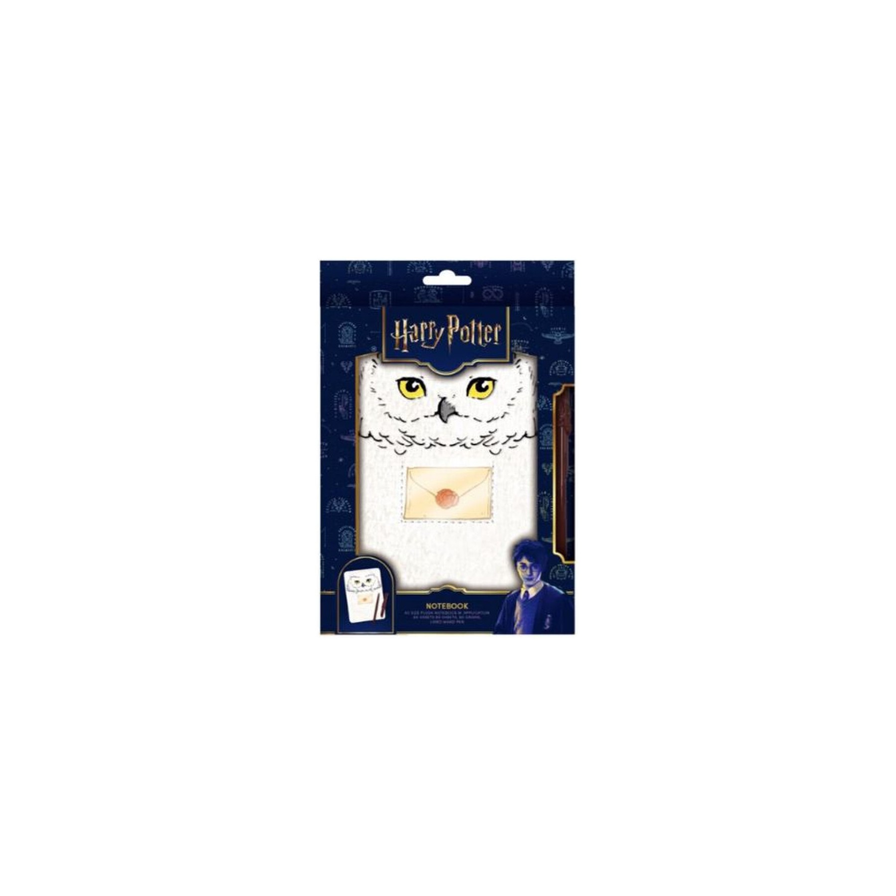 Cuaderno A5 + boligrafo Hedwig Harry Potter
