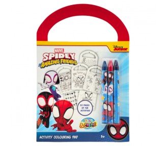 Set actividades y colorear Spiderman Marvel surtido