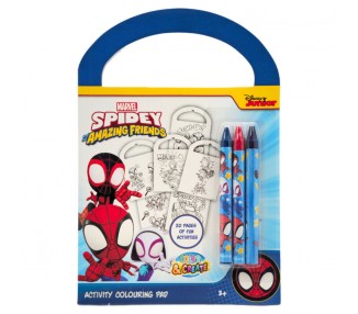 Set actividades y colorear Spiderman Marvel surtido