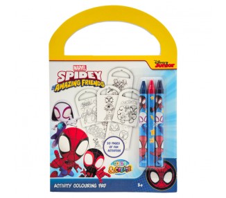 Set actividades y colorear Spiderman Marvel surtido