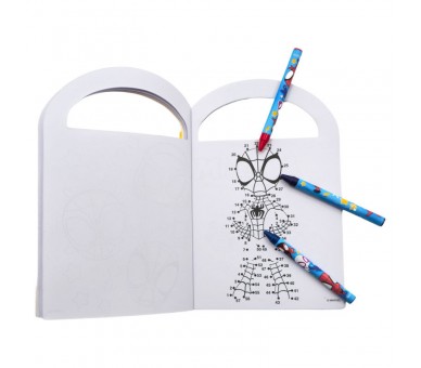 Set actividades y colorear Spiderman Marvel surtido