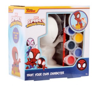 Figura yeso para pintar Spiderman Marvel