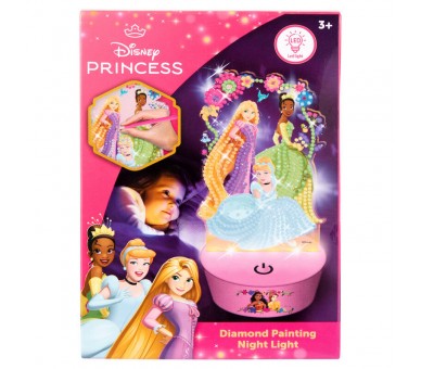 Figura para pintar luz LED Princesas Disney