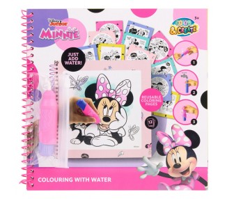 Libro magico pinta con agua Minnie Disney
