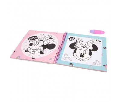Libro magico pinta con agua Minnie Disney
