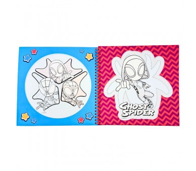 Libro magico pinta con agua Spiderman Marvel