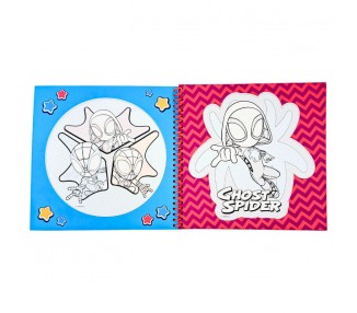 Libro magico pinta con agua Spiderman Marvel