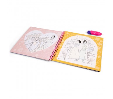 Libro magico pinta con agua Princesas Disney