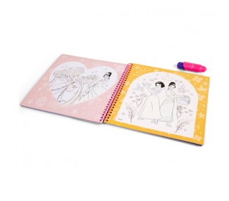Libro magico pinta con agua Princesas Disney