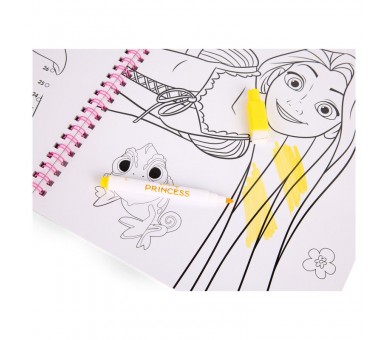 Libro magico pinta con agua Princesas Disney