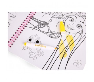 Libro magico pinta con agua Princesas Disney