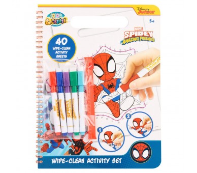 Libro magico pinta con agua Spiderman Marvel