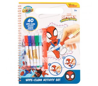 Libro magico pinta con agua Spiderman Marvel