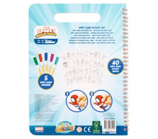 Libro magico pinta con agua Spiderman Marvel