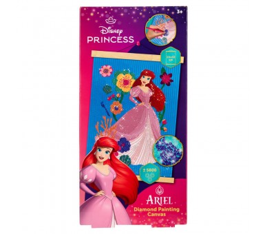 Marco madera pinta con diamantes Princesas Disney