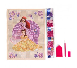 Pinta con diamantes Princesas Disney