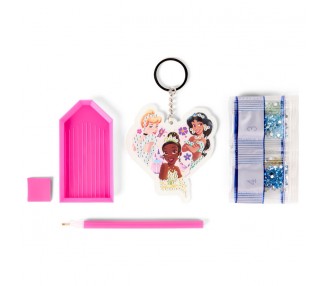 Llavero diamanes Princesas Disney