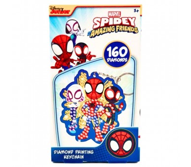 Llavero diamanes Spiderman Marvel