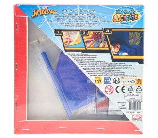 Pinta con diamantes Spiderman Marvel