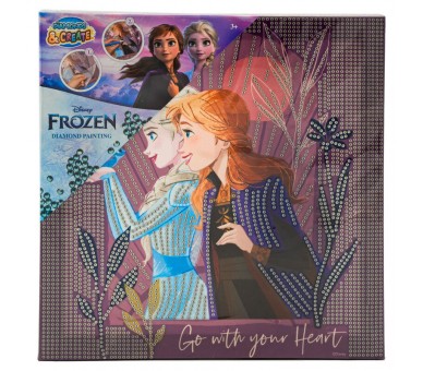 Pinta con diamantes Frozen Disney