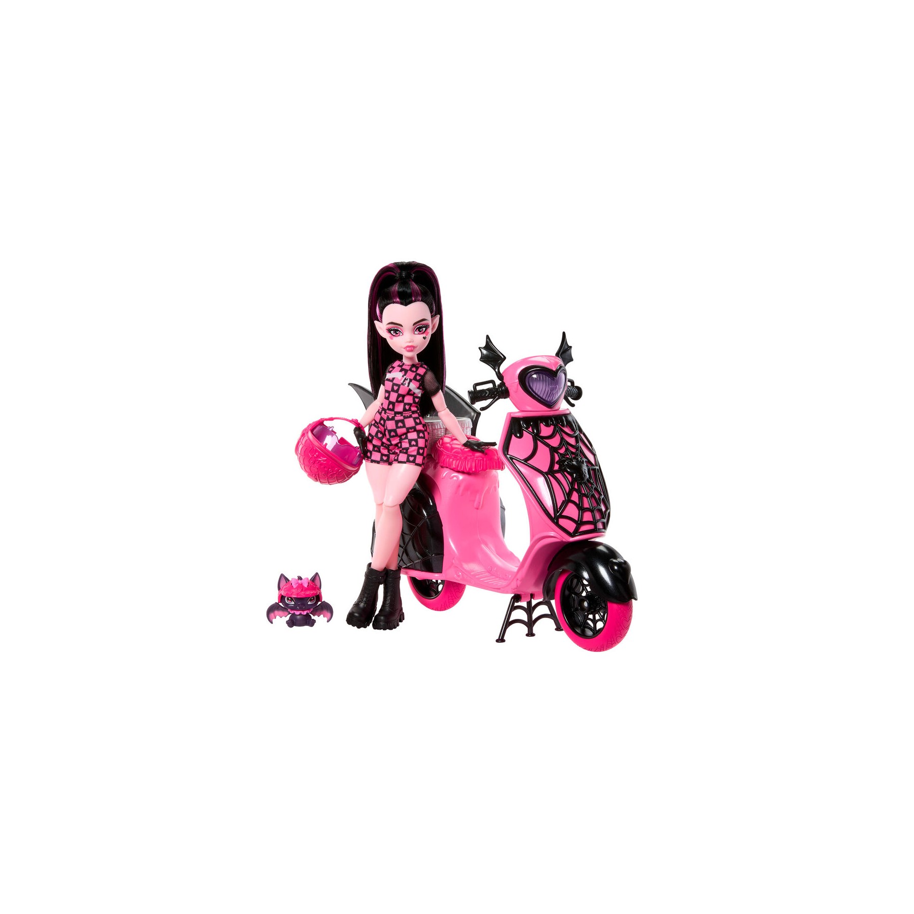 Muñeca Draculaura + Scooter Monster High